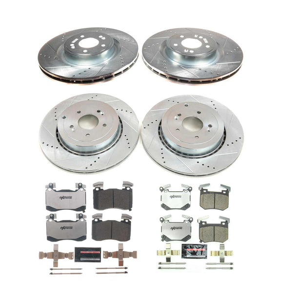 PowerStop Z26 Street Performance Ceramic Brake Pad and Drilled & Slotted Rotor K