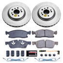 PowerStop Genuine Geomet Coated Rotor and Carbon-Fiber Ceramic Brake Pad Kit