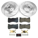 PowerStop Z36 Carbon-Fiber Ceramic Brake Pad with Drilled and Slotted Rotor Kit