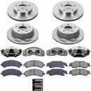 PowerStop OE Stock Replacement Low-Dust Ceramic Brake Pad, Rotor and Caliper Kit