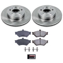 PowerStop OE Stock Replacement Low-Dust Ceramic Brake Pad and Rotor Kit