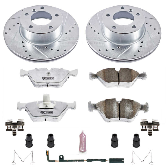 PowerStop Z26 Street Performance Ceramic Brake Pad and Drilled & Slotted Rotor K