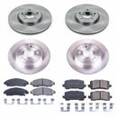 PowerStop OE Stock Replacement Low-Dust Ceramic Brake Pad and Rotor Kit