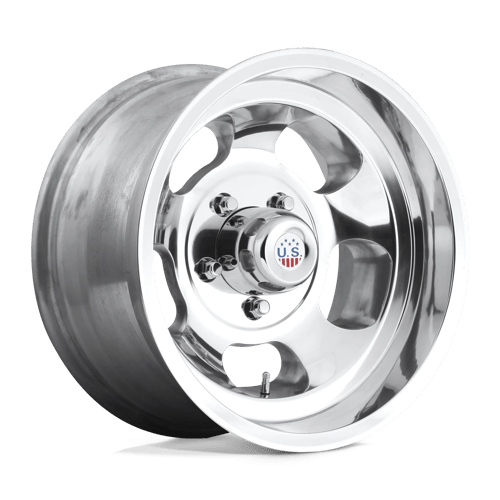 15X10 US Mag 1PC U101 Indy Polished 5X120.65 5X4.75 ET-50 Wheel Rim