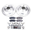 PowerStop Z23 Daily Driver Carbon-Fiber Ceramic Brake Pad and Drilled & Slotted