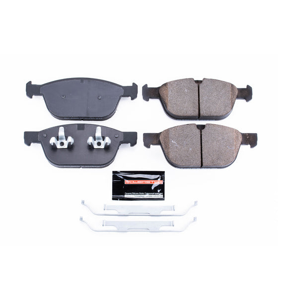 PowerStop Z23 Evolution Sport Carbon-Fiber Brake Pads With Hardware