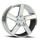 20x9 Vision 472 Switchback Chrome Wheel 5x120 ET30 CB74.1