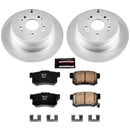 PowerStop Genuine Geomet Coated Rotor and Low-Dust Ceramic Brake Pad Kit