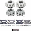 PowerStop OE Stock Replacement Low-Dust Ceramic Brake Pad and Rotor Kit
