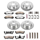 PowerStop Z36 Carbon-Fiber Ceramic Brake Pad with Drilled and Slotted Rotor Kit