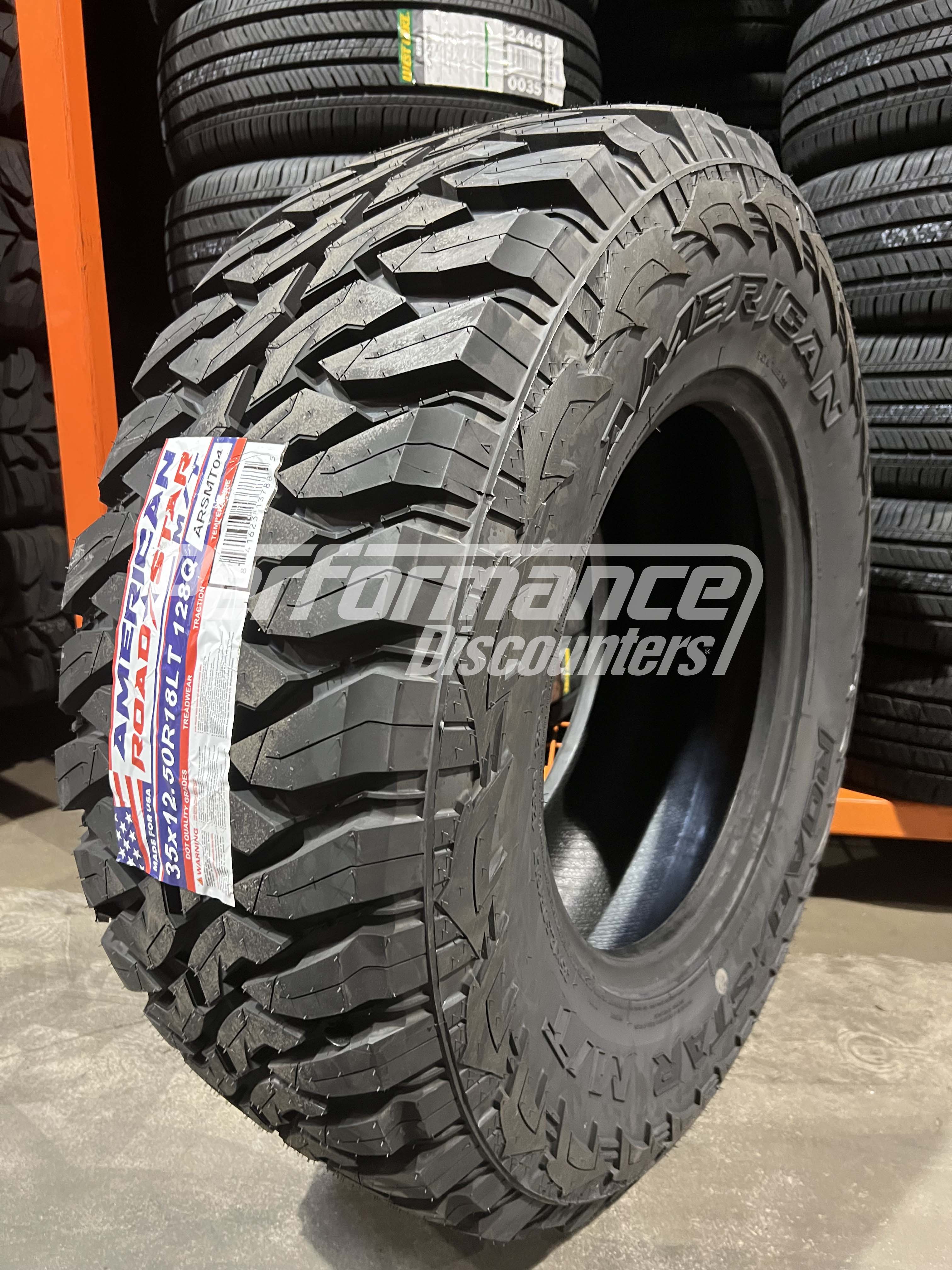 American Roadstar M/T Tire(s) 35X12.50R18 128Q LRF 35 12.50 18 3512.5018