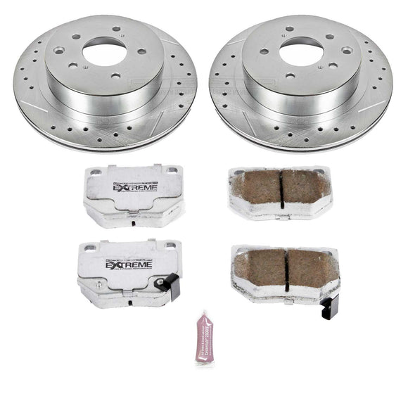 PowerStop Z26 Street Performance Ceramic Brake Pad and Drilled & Slotted Rotor K