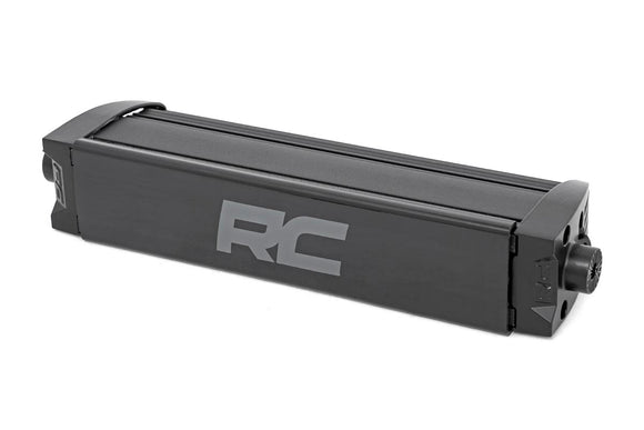 Rough Country Black Series LED Light Bar Cool White DRL8" For Single Row