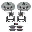 PowerStop OE Stock Replacement Low-Dust Ceramic Brake Pad, Rotor and Caliper Kit