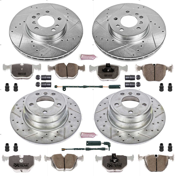 PowerStop Z26 Street Performance Ceramic Brake Pad and Drilled & Slotted Rotor K