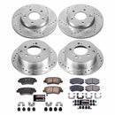 PowerStop Z23 Daily Driver Carbon-Fiber Ceramic Brake Pad and Drilled & Slotted