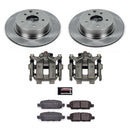 PowerStop OE Stock Replacement Low-Dust Ceramic Brake Pad, Rotor and Caliper Kit