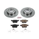 PowerStop OE Stock Replacement Low-Dust Ceramic Brake Pad and Rotor Kit