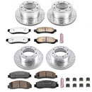 PowerStop Z36 Carbon-Fiber Ceramic Brake Pad with Drilled and Slotted Rotor Kit