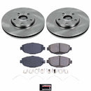 PowerStop OE Stock Replacement Low-Dust Ceramic Brake Pad and Rotor Kit