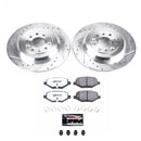 PowerStop Z36 Carbon-Fiber Ceramic Brake Pad with Drilled and Slotted Rotor Kit