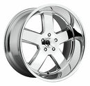 20X8 U.S. Wheel U116 HUSTLER Chrome Plated 5X127 ET1 wheel/rim-4
