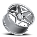 19x9.5 Kansei K15H Astro Hyper Silver 5x114.3 ET35 CB73.1 Wheel