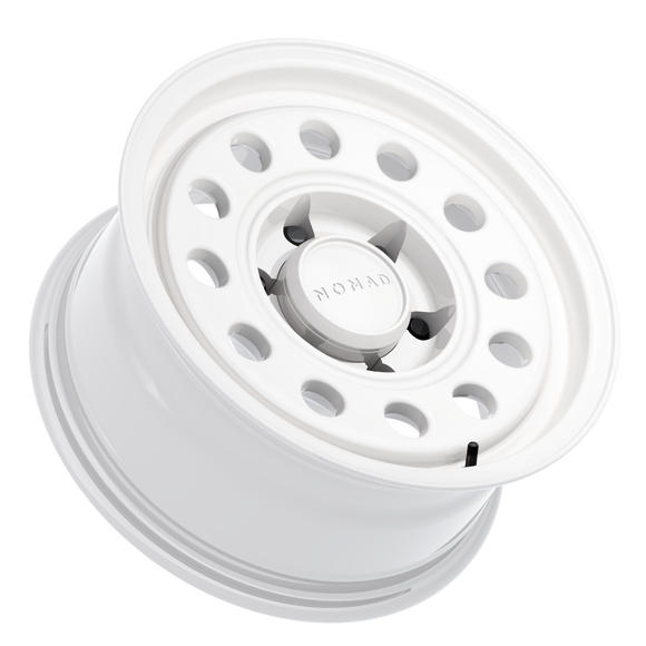 17x8.5 Nomad N501SA Gloss White 6x120 ET0 Wheel Rim