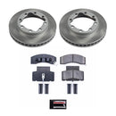 PowerStop Semi-Coated Rotor and Low-Dust Ceramic Brake Pad Kit
