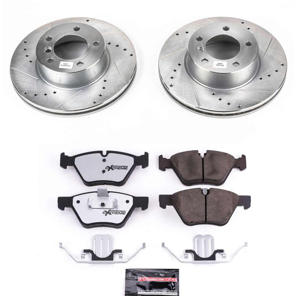 PowerStop Z26 Street Performance Ceramic Brake Pad and Drilled & Slotted Rotor K