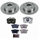 PowerStop OE Stock Replacement Low-Dust Ceramic Brake Pad, Rotor and Caliper Kit