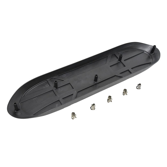 Westin Premier 4 In. Oval Rear Step Pad Molded Black Plastic 22-5002