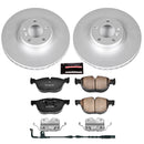 PowerStop Genuine Geomet Coated Rotor and Carbon-Fiber Ceramic Brake Pad Kit