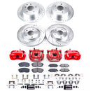 PowerStop Z23 Daily Driver Carbon-Fiber Ceramic Pads Drilled & Slotted Rotor & C