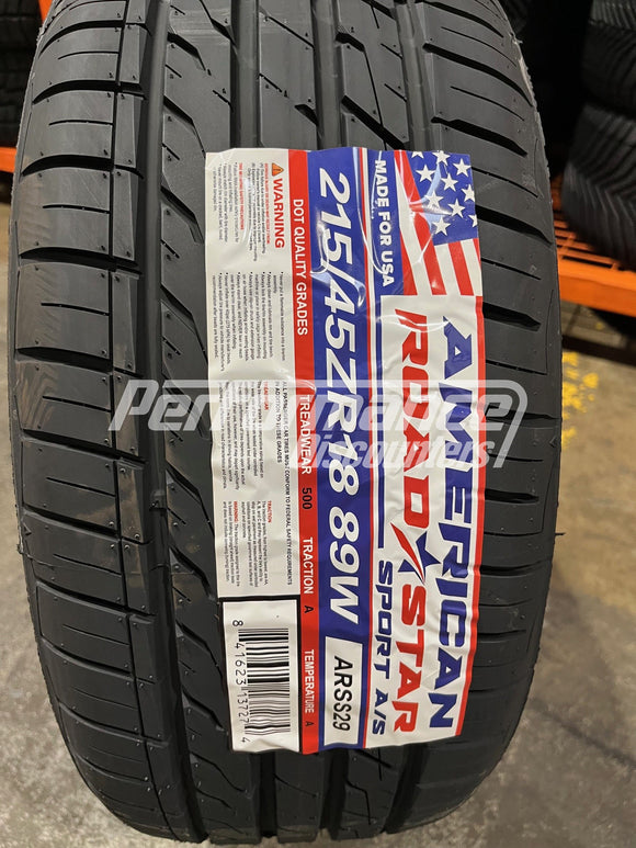215/45ZR18 American Roadstar Sport A/S 89W BSW SL 215 45 18 2154518
