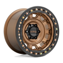 17X9 KMC KM236 TANK Beadlock Matte Bronze 5X127 ET-15 wheel/rim