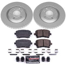 PowerStop Genuine Geomet Coated Rotor and Carbon-Fiber Ceramic Brake Pad Kit