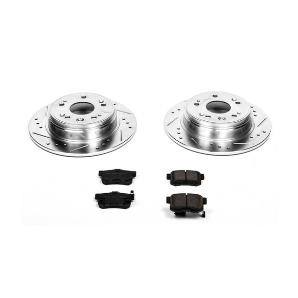 PowerStop Z23 Daily Driver Carbon-Fiber Ceramic Brake Pad and Drilled & Slotted