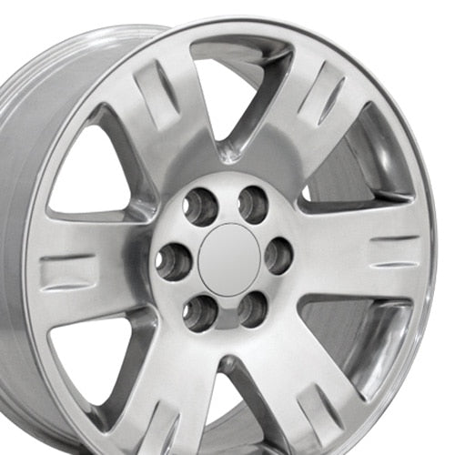 20" Replica Wheel CV81 Fits GMC Yukon Rim 20x8.5 Polished Wheel