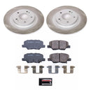 PowerStop Semi-Coated Rotor and Low-Dust Ceramic Brake Pad Kit