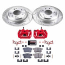 PowerStop Z23 Daily Driver Carbon-Fiber Ceramic Pads Drilled & Slotted Rotor & C