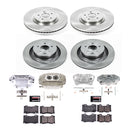 PowerStop OE Stock Replacement Low-Dust Ceramic Brake Pad, Rotor and Caliper Kit