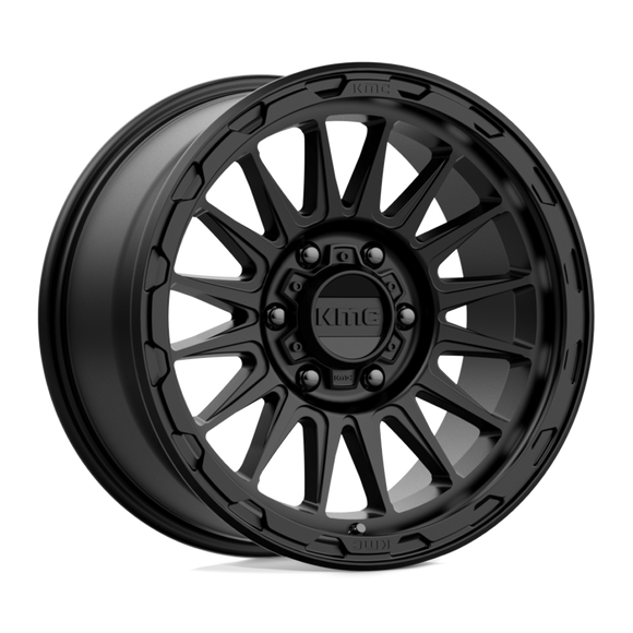 18X9 KMC KM542 Impact Satin Black 6X114.3 ET18 wheel/rim