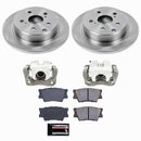 PowerStop OE Stock Replacement Low-Dust Ceramic Brake Pad, Rotor and Caliper Kit