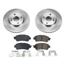 PowerStop OE Stock Replacement Low-Dust Ceramic Brake Pad and Rotor Kit
