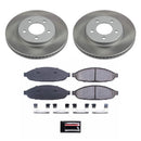 PowerStop Semi-Coated Rotor and Low-Dust Ceramic Brake Pad Kit