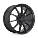 17x8 Rotiform R168 DTM Satin Black 4x100 ET40 CB72.56 Wheel Rim