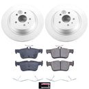 PowerStop Genuine Geomet Coated Rotor and Low-Dust Ceramic Brake Pad Kit