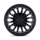 15X7 Fuel UTV FV125 Rincon UTV Beadlock Blackout 4X137 ET10 Wheel Rim