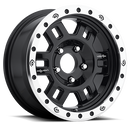 16x7 Vision 398 Manx Compete Black Machined 5x114.3 5x4.5 ET0 Wheel Rim-1